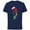 Navy, variant on Marvel Studios X-Men ’97 Gambit and Rogue Super Hero Team-Up- Short Sleeve Cotton T-Shirt for Adults - Customized-Black