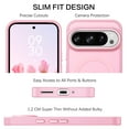thumbnail image 5 of YINLAI Google Pixel 9 Pro Case [Compatible with Mag-safe] Translucent Matte Magnetic Google Pixel 9 Case Slim Thin Shockproof Women Men Protective Phone Cases for Google Pixel 9/9 Pro,Pink, 5 of 9