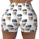 thumbnail image 2 of Fotbe Coffee To Go Pattern Shorts Sin Costuras – Shorts Deportivos de Cintura Alta para Mujer, Elásticos para Gimnasio, Yoga, Running o Ciclismo-Small, 2 of 8