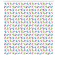thumbnail image 3 of Ambesonne Cartoon Shower Curtain, Footprints Pattern Artwork, 69"Wx70"L, Multicolor, 3 of 3