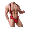 thumbnail image 2 of VISgogo Lencería sexy para hombres, Body Split Temptation Decoración hueca Color Block Ropa de verano VISgogo moda, 2 of 9