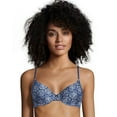 thumbnail image 2 of Maidenform® Comfort Devotion® Demi T-Shirt Bra Baroque Print/Navy Eclipse 34B Women's, 2 of 2