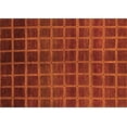 thumbnail image 1 of Ahgly Company Indoor Rectangle Abstract Orange Modern Area Rugs, 2' x 4', 1 of 4