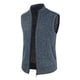 thumbnail image 5 of Chaleco de invierno para hombre, suéter de punto con cuello de moda grueso de vellón, chaqueta tipo cárdigan cálida para hombre, 5 of 5