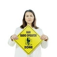 thumbnail image 3 of Ham Radio Operator (2 Pack) Plastic Crossing Sign - 10 Inch X 10 Inch Xing Sign Gift Communication Radio Antenna Amateur Technology Signal Broadcast Hobby Fun Decor, 3 of 4