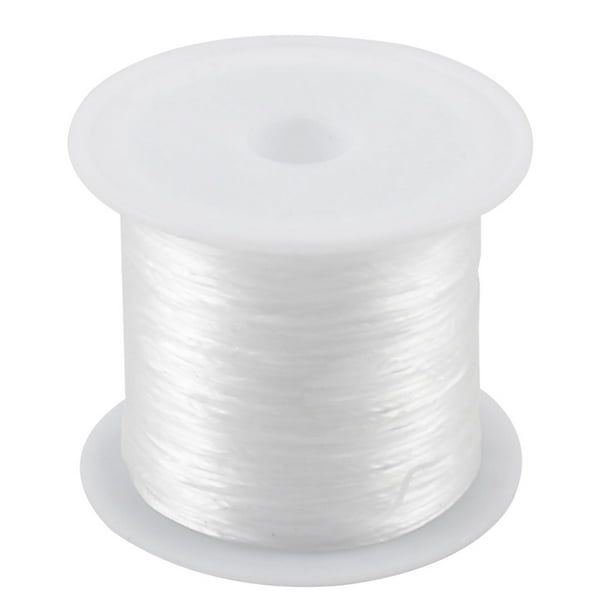 8.5M Long Elastic Crystal String Cord Jewelry Beading Thread White