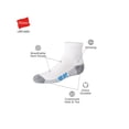 thumbnail image 2 of Hanes Ultimate Double Tough Boys' Ankle Socks, 10-Pairs White S, 2 of 4