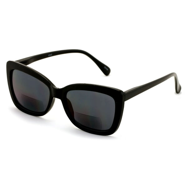 Oversize BIFOCAL Women Big Lens Butterfly Reading SunGlasses Fun Cateye Outdoor Readers