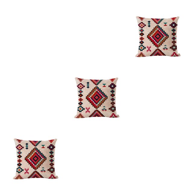 Billuyoard Fundas decorativas para cojines, funda de almohada bohemia étnica, funda para sofá, cama, coche, sala de estar, cojines, fundas Type1 NO1