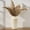 White-11", variant on 11" Bronze Ceramic Decorative Vase, Rustic Farmhouse Home Decor