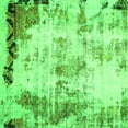 thumbnail image 1 of Ahgly Company Indoor Square Abstract Green Modern Area Rugs, 8' Square, 1 of 4