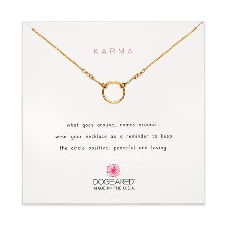 Dogeared Best Mom Necklace - Dogeared Karma Gold Dipped Necklace