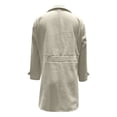 thumbnail image 7 of Women's Wool Blend Trench Coat Mid Length Double Button Front Elegant Slim Fit Overcoat For Fall Winter Casual Wear, 7 of 7