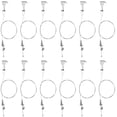 thumbnail image 2 of Picture Rail Hanging System, 12 Pcs Photo Frame Display Cables 79’’ with Adjustable Hook, 66lb Stainless Steel Picture Rail Hanging Kit, Gallery Hanging Kit for Art Gallery, Wall Picture, Exhibition, 2 of 7