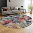 thumbnail image 6 of Addison Rugs Mayfield Premium Machine Washable Transitional Abstract Putty Round Rug, 8' x 8', 6 of 6