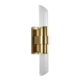 thumbnail image 5 of Design Living 2-Light H23.6-In Gold Stainless Steel Wall Sconce With Clear Glass Shades, 5 of 5