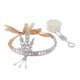 thumbnail image 3 of Diadema de Pelo Nupcial Fascinator de Década 20 con Pulsera de Yuyangstore  Diadema de aleta vintage, 3 of 8