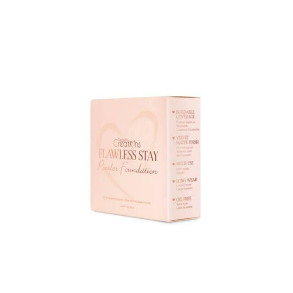 Polvo compacto Beauty Creations Fawless stay powder 9 larga duración de 7g