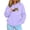 Light Purple, variant on Cat Hoodie with Pouch Pet Hoodies Lightweight Hooded Sweatshirt Light Purple L