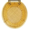 Quilted Amber Deluxe Plastic Resin Toilet Seat
