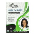 thumbnail image 1 of Light Mountain Color the Gray! Natural Hair Color & Conditioner Black 7 oz., 1 of 2
