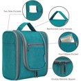 thumbnail image 5 of Narwey Hanging Travel Toiletry Bag Cosmetic Make up Organizer for Women and Men (Medium, Teal), 5 of 6