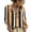 Brown, variant on Women's Polka Dot Top Casual V Neck Pleated Top Boho Floral Blouses Loose Fit Work Blouses