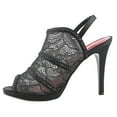 thumbnail image 5 of caparros washington women  open-toe synthetic black slingback heel, 5 of 5