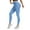 Blue, variant on Yoga Clothes for Women Regular Fit Breathable Scrunch Full/knee Length Capri Tummy Control Yoga Pants for Workout Athletic