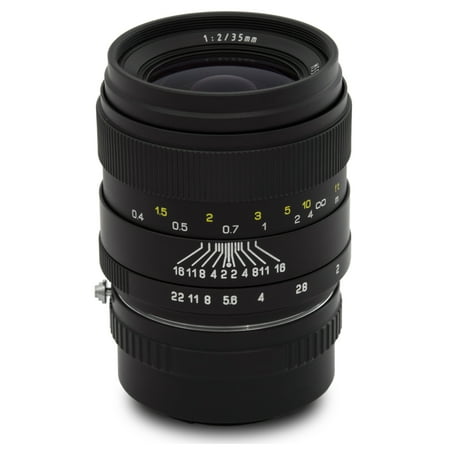 Oshiro 35mm f/2 LD UNC AL Wide Angle Full Frame Prime Lens for Fuji X-Pro2, X-Pro1, X-T10, X-E2S, X-T1, X-E2, X-E1, X-M1, X-A2, and X-A1 FX Digital Mirrorless Cameras