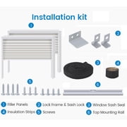 Mochalight 5000 BTU 150 Sq Ft Window Air Conditioner, White