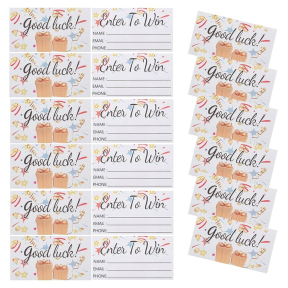 200 Pcs Single Raffle Tickets Printable Boss Appreciation Card