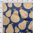 thumbnail image 2 of oneOone Cotton Flex Medium Blue Fabric Fruits Craft Projects Decor Fabric Printed By The Yard 40 Inch Wide, 2 of 4