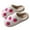 style-03 Pink, variant on Gubotare Bed Slippers for Women Women's Quilted Single Band Slide Slippers Size 9 (White,9)