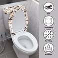 thumbnail image 3 of HELLHERO Desert Camouflage Toilet Cover Elastic Edge Bathroom Toilet Cozy Set & 2 Pcs Set for Toilet Stays in Place Soft, 3 of 8
