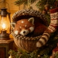 thumbnail image 6 of Upgraded Christmas Forest Animal Ornaments Cozy Forest Christmas Ornaments, Animal Ornament, Cozy Holiday Decorations, Cute Squirrel, Fox Designs, Rustic Tree Decorations for Home & Tree W, 6 of 9