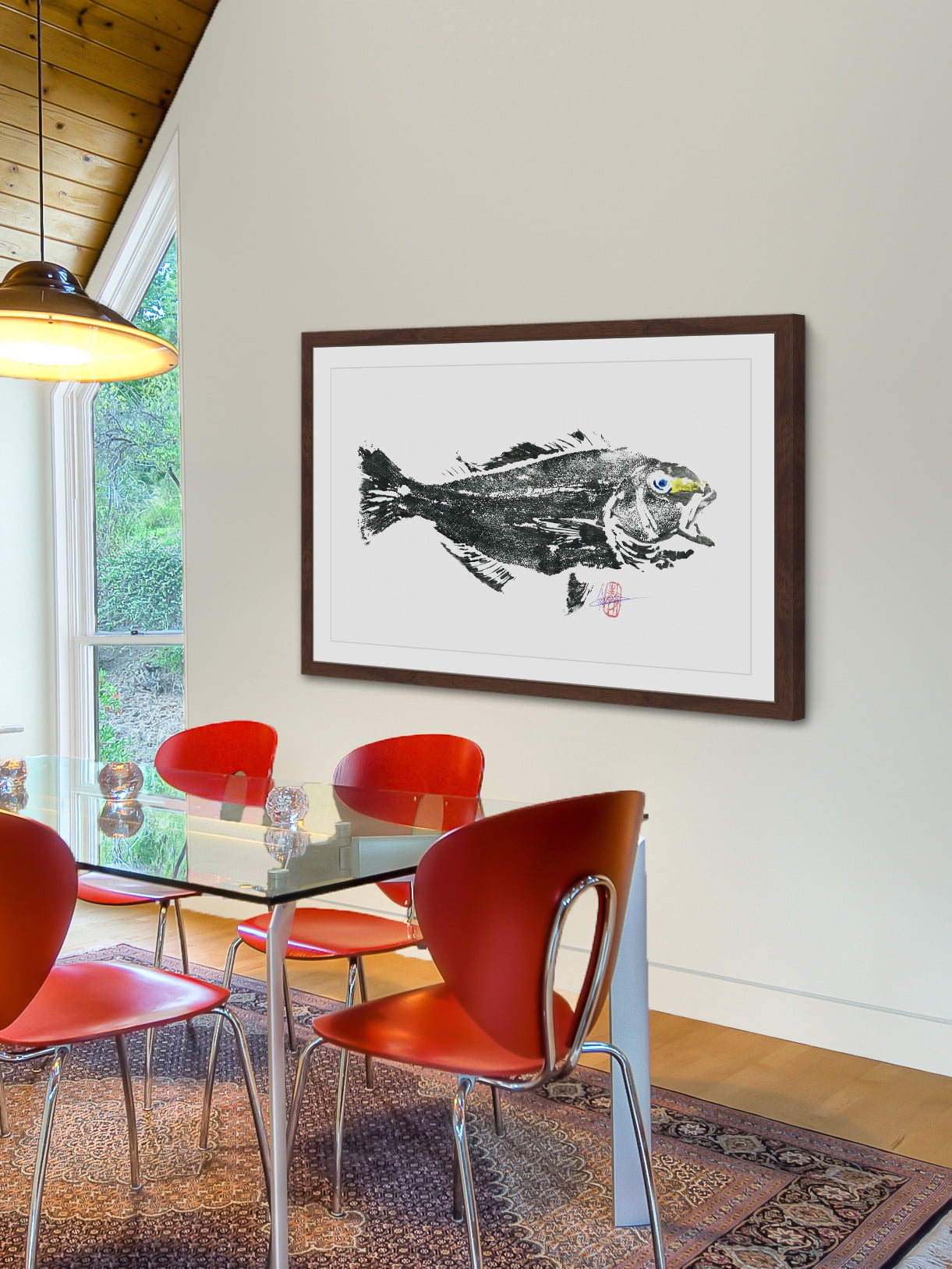 "Trevally Jack" Framed Painting Print