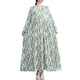 thumbnail image 1 of Vestido vintage de mujer de manga larga estampado de gran tamaño boho casual vestido de vacacio CACAGOO Vestido, 1 of 7