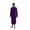 PURPLE, variant on bylora Unisex Adult bathrobes, 100% Cotton Terry Bath robe RED, One Size (L/XL)
