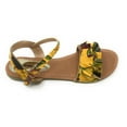 thumbnail image 4 of Victoria K Women's Printed Floral Ruffels Sandals, 4 of 5