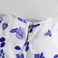 thumbnail image 5 of AUNVITO Toddler Girl Flower Print Sundress and Cardigan Set 2 Pieces Spring Summer Dress Baby Girls Outfits, 5 of 9
