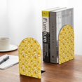 thumbnail image 5 of Naloa Cool Duck With Yellow Strip 2 Pcs Bookend Large Capacity Office Book Ends for Home Office Library School Study Decoration, 5 of 8