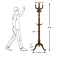 thumbnail image 2 of Foreate 79" Heavy Duty Wood Coat Rack Vintage Freestanding Large Tree Rack Stable Stand w/ 8 Branch Hooks Clothes Hanger for Corner Entryway Bedroom Office, 2 of 9