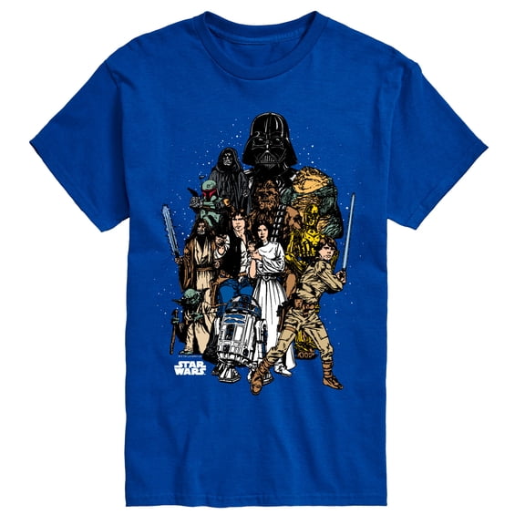 Star Wars - Character Collage - Men's Short Sleeve Graphic T-Shirt