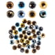 thumbnail image 1 of 40 piezas de adornos de globo ocular de vidrio para hacer tú mismo, globos oculares redondos de vidrio, suministros para hacer muñecas., 1 of 7