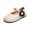 Beige, variant on AnuirheiH Toddler Girls Children's Soft-soled Small Leather Shoes Princess Shoes Thick Bottom Casual Shoes