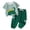 Green, variant on HCNTES Infant Toddler Baby Boy Summer Outfits Short Sleeve T-shirt Dinosaur Shirts with Pants 2Pcs Clothes Set