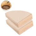 thumbnail image 1 of Coffee Filter Paper, 80Pcs ConeShaped Disposable Coffee Filter Paper Drip Coffee Pot Making Accessory for Home Office, 1 of 7