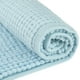 thumbnail image 4 of Alfombras de baño REGALWOVEN, suaves y esponjosas, tapetes antideslizantes de microfibra extra gruesos, azules, 16" x 24", 4 of 6