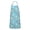 Easter and Wicker, variant on Easter and Tulips Light Blue Pattern Apron with Pockets, Cotton Linen Waterproof Adjustable Apron for Women, Kitchen Cooking Gardening BBQ Salon Apron, 33x27 Inch
